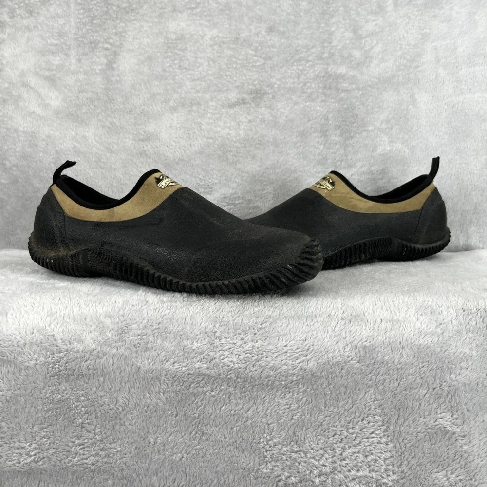 Lewis & Clark Waterproof Rubber Outdoor Slip On 12 Khaki Men Garden Muck Shoe